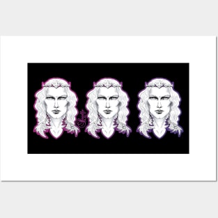 Fairy King Pink Purple Violet Posters and Art